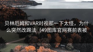 贝林厄姆和VAR对视那一下太怪，为什么突然改踢法（49图库官网赛前表被